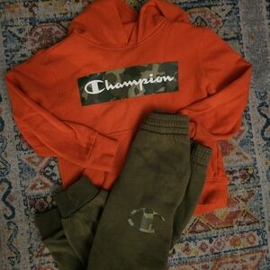 Champion Vibrant Orange Hoodie